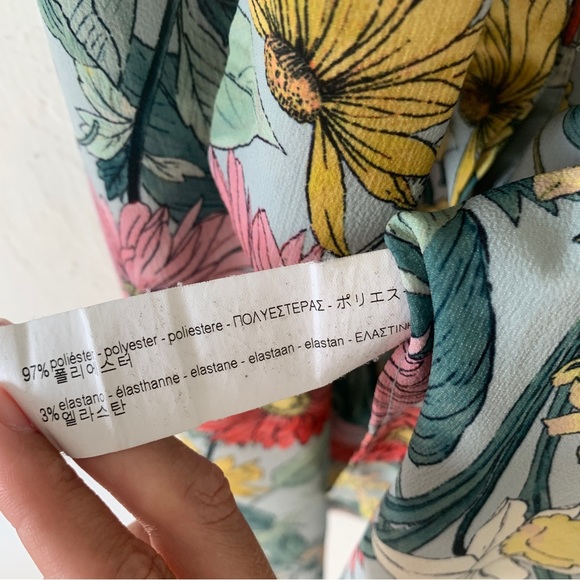 Zara Floral Button Up Tunic Dress - Picture 12 of 12